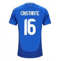 Italia Bryan Cristante #16 Kotipaita EM-Kisat 2024 Lyhythihainen